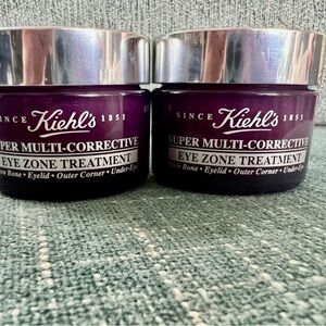 Two Kiehl's Purple Eye Zone Treatment with Silver Lids